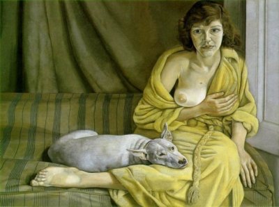 Lucian Freud, Girl with a White Dog, 1951