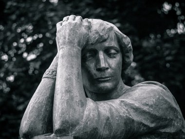 Monument to Marina Tsvetaeva on Arbat