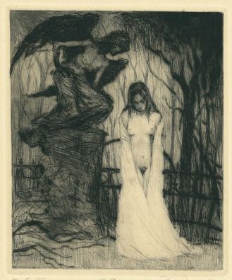 Bernd Streiter (German, 1962). Begegnung (from the series dedicated to Austrian poet Georg Trakl), 1989