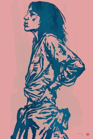 Patti Smith - Amsterdam -1976 - kim - wang_