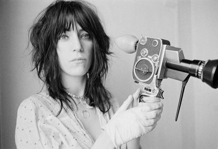 Patti with Bolex-1, 1969_