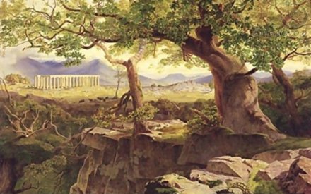 The Temple of Apollo Bassae - Edward Lear