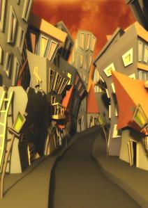 Expressionist_City_by_l3dav1nc1