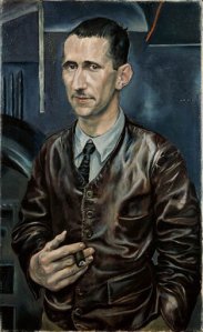 Rudolf Schlichter portrait Brecht