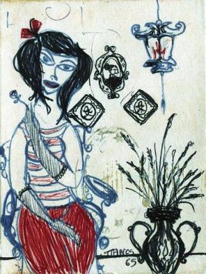 Πάνος Κουτρουμπούσης. Wallflower, 1965