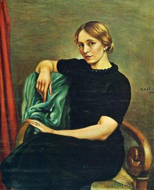 portrait-of-isa-with-black-dress-1935